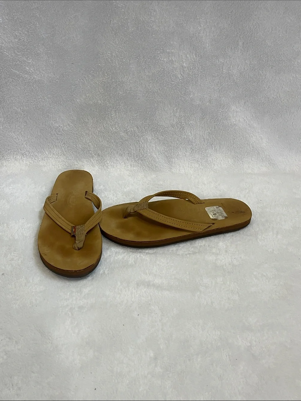 Rainbow Women’s Tan Leather Thong Sandals